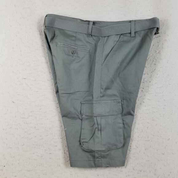 Rugged Trail Cargo Shorts Mens 36 Stretch Belted Outdoor Utility Summer Pockets - Picture 6 of 13